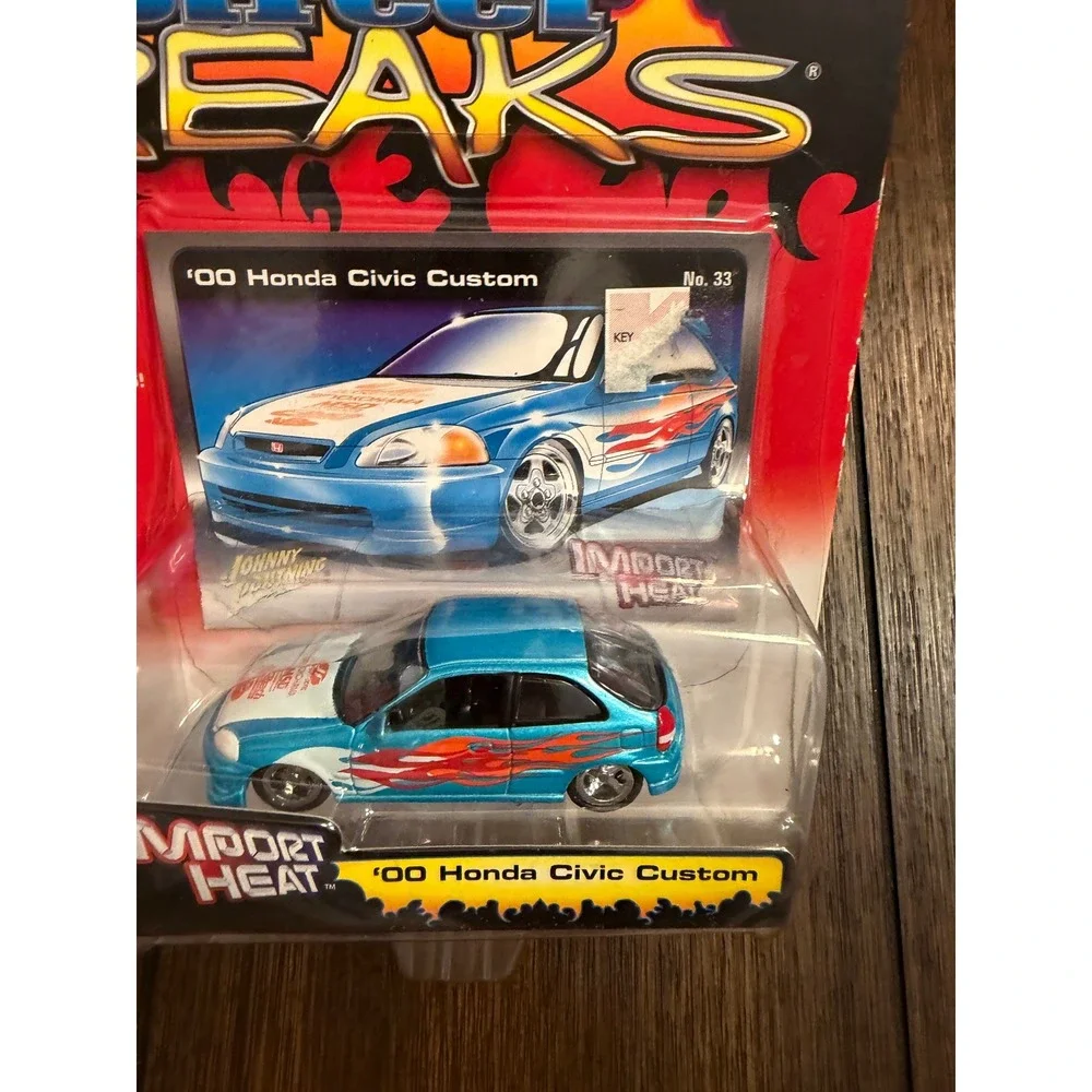 Johnny Lightning Street Freaks Import Heat 00 Honda Civic Custom 1:64 Diecast